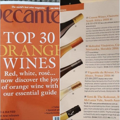 Naše víno v TOP 30 prestížneho časopisu DECANTER