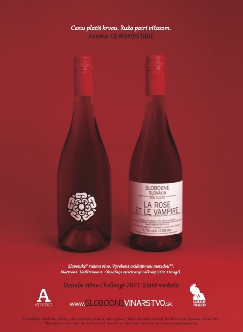 la rose et le vampire  - zlato na Danube wine challenge 2021